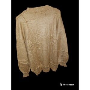 Aralayeva Womens Oversized Beige Sweater Size large (72)